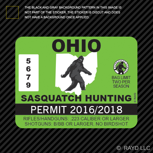 Nevada Zombie Hunting Permit Sticker Die Cut Decal Outbreak Response Team - Foto 6