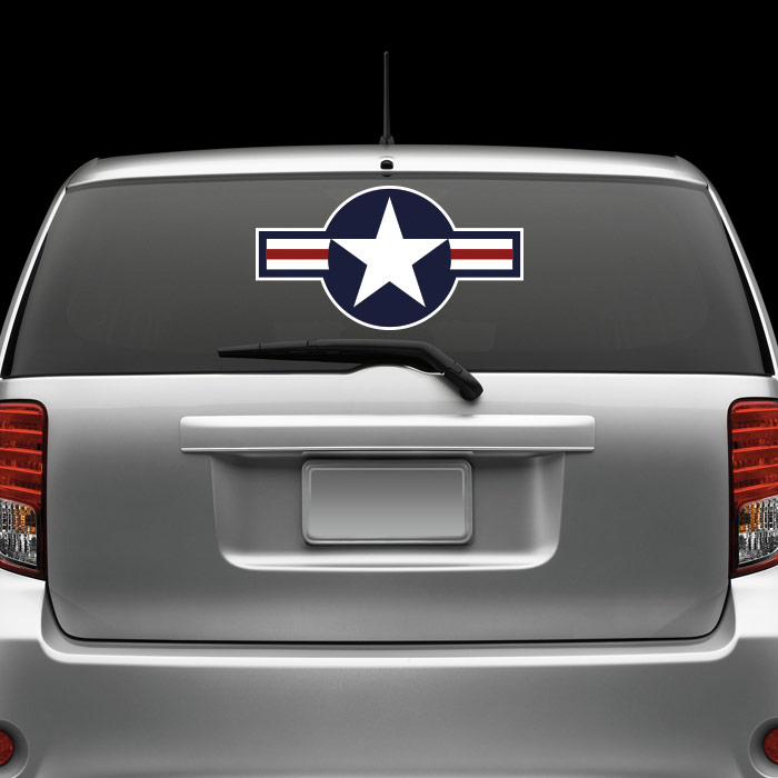 United States Air Force USAF Roundel Windshield Sticker Decal Vinyl