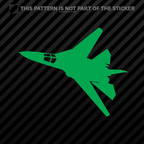 F-111 Aardvark Sticker Decal Die Cut - Self Adhesive Vinyl - Weatherproof - Made in USA - Many