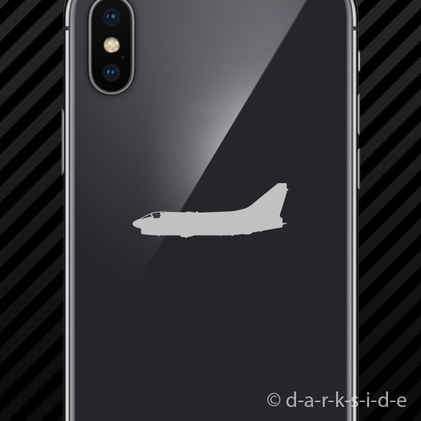 (2x) A-7 Corsair II Cell Phone Sticker Mobile aircraft a7 - Picture 15 of 22
