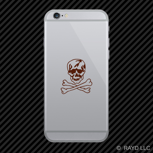 (2x) F-14 Jolly Roger Insignia Cell Phone Sticker Mobile F14 many colors - Picture 19 of 19