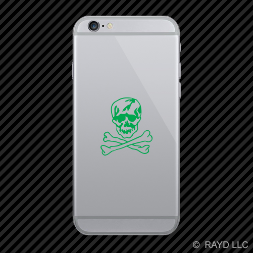 (2x) F-14 Jolly Roger Insignia Cell Phone Sticker Mobile F14 many colors - Picture 7 of 19