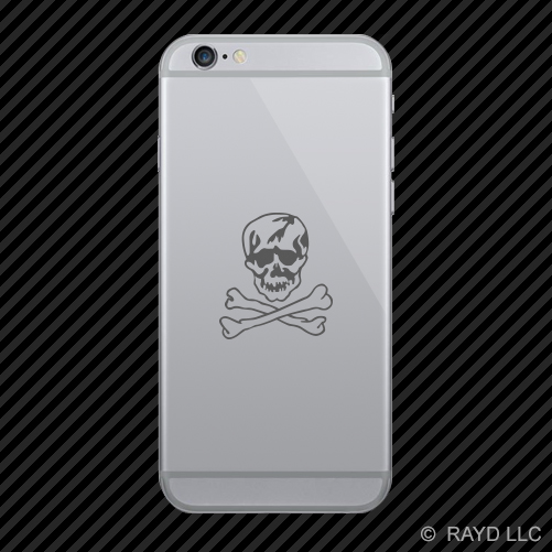 (2x) F-14 Jolly Roger Insignia Cell Phone Sticker Mobile F14 many colors - Picture 8 of 19