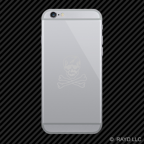 (2x) F-14 Jolly Roger Insignia Cell Phone Sticker Mobile F14 many colors - Picture 15 of 19