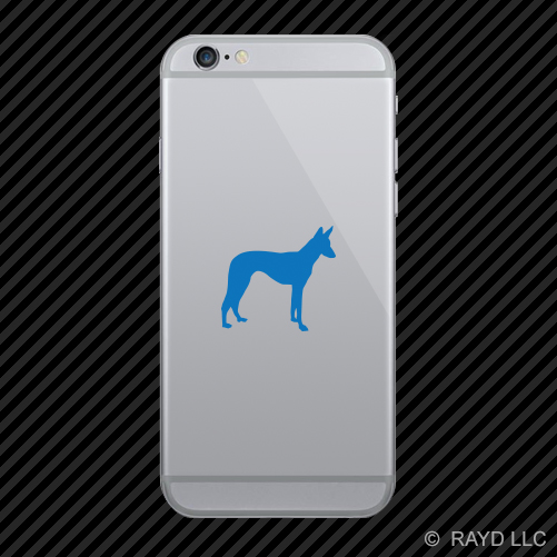 (2x) Ibizan Hound Cell Phone Sticker Mobile dog canine pet many colors - Picture 5 of 19