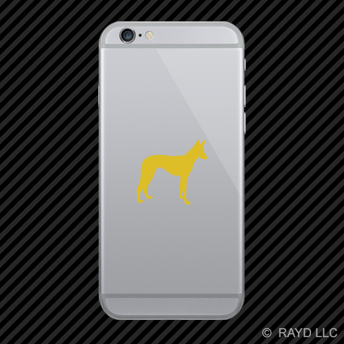 (2x) Ibizan Hound Cell Phone Sticker Mobile dog canine pet many colors - Picture 6 of 19