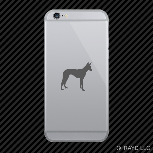 (2x) Ibizan Hound Cell Phone Sticker Mobile dog canine pet many colors - Picture 8 of 19