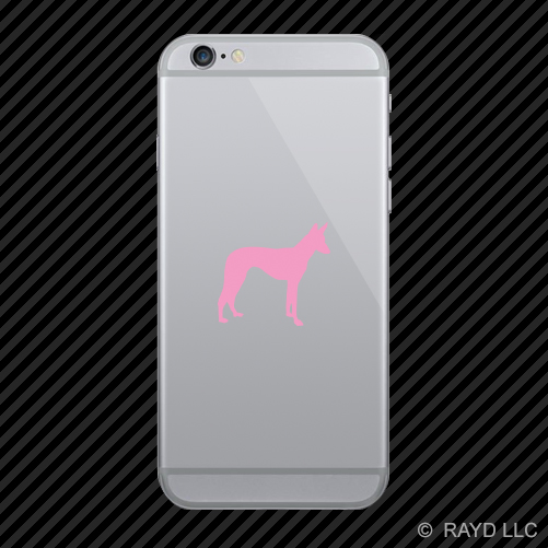 (2x) Ibizan Hound Cell Phone Sticker Mobile dog canine pet many colors - Picture 13 of 19