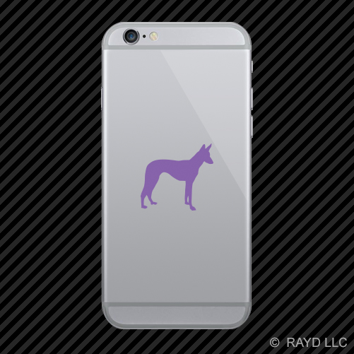 (2x) Ibizan Hound Cell Phone Sticker Mobile dog canine pet many colors - Picture 14 of 19