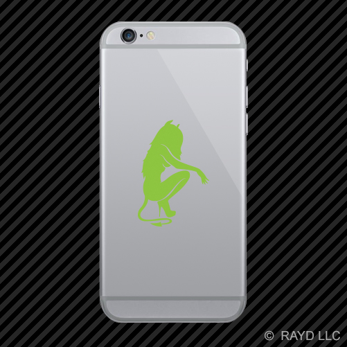 (2x) Kneeling Sexy Devil Cell Phone Sticker Mobile many colors - Picture 10 of 19