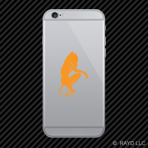 (2x) Kneeling Sexy Devil Cell Phone Sticker Mobile many colors - Picture 12 of 19