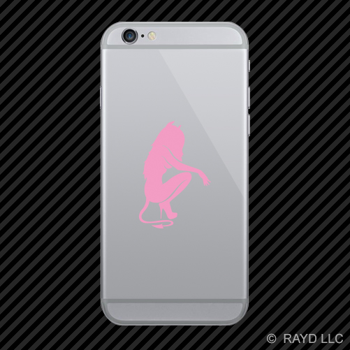 (2x) Kneeling Sexy Devil Cell Phone Sticker Mobile many colors - Picture 13 of 19