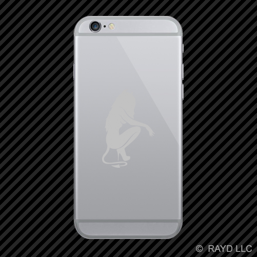 (2x) Kneeling Sexy Devil Cell Phone Sticker Mobile many colors - Picture 15 of 19
