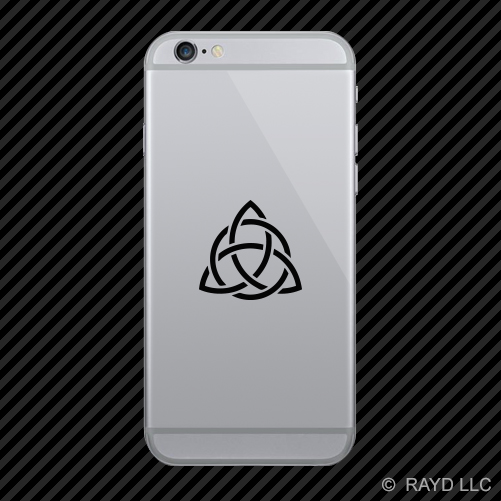 (2x) Triquetra Cell Phone Sticker Mobile #2 paganism many colors - Picture 4 of 19