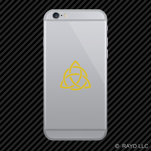 (2x) Triquetra Cell Phone Sticker Mobile #2 paganism many colors - Picture 6 of 19