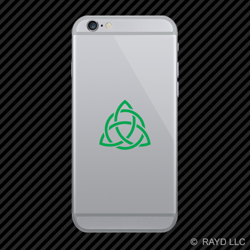 (2x) Triquetra Cell Phone Sticker Mobile #2 paganism many colors - Picture 7 of 19