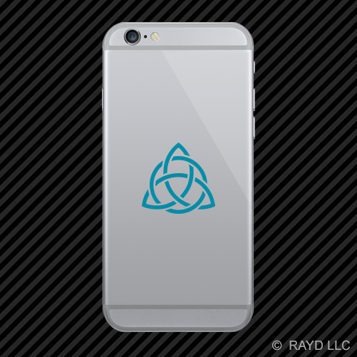 (2x) Triquetra Cell Phone Sticker Mobile #2 paganism many colors - Picture 18 of 19