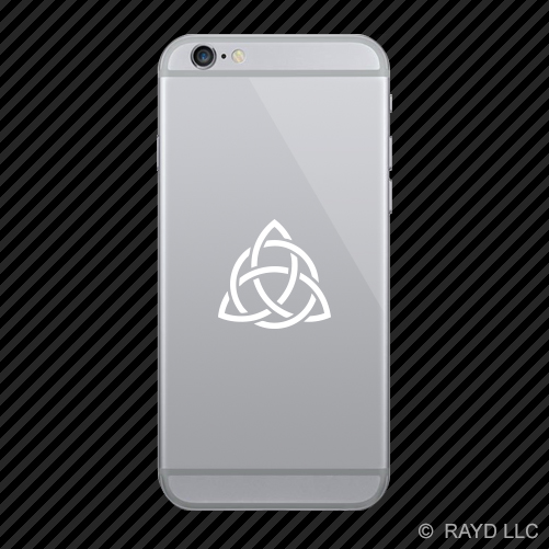 (2x) Triquetra Cell Phone Sticker Mobile #2 paganism many colors - Picture 2 of 19