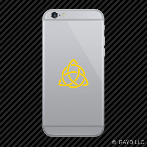 (2x) Triquetra Cell Phone Sticker Mobile #2 paganism many colors - Picture 17 of 19