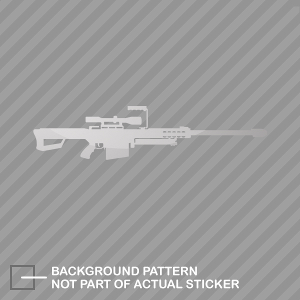 Multiple Patterns & Size Automatic Rifle Sniper Decal Sticker ebn2379