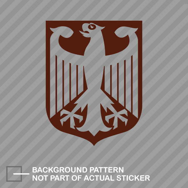 German Eagle Sticker Decal Vinyl Deutschland Germany eBay