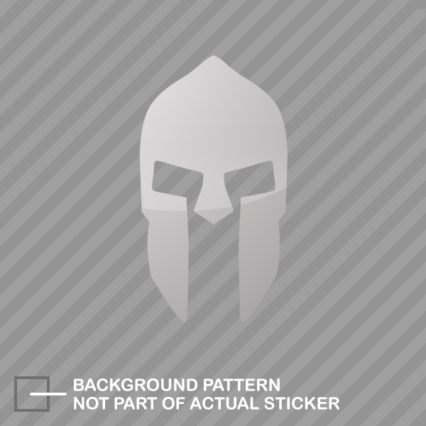 Spartan Helmet Sticker Decal Vinyl sparta hoplite greece