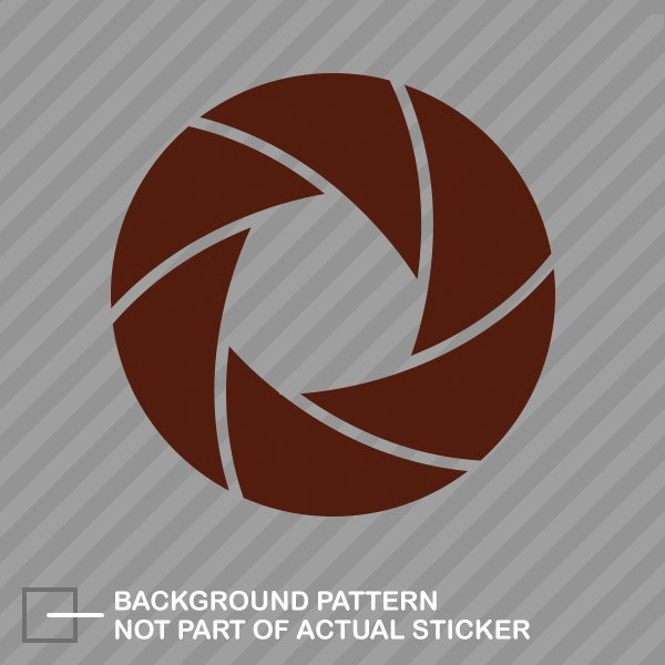 Camera Aperture Sticker Die Cut Decal digital DSLR - Picture 19 of 21