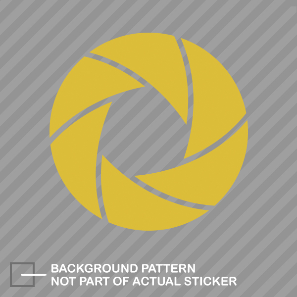 Camera Aperture Sticker Die Cut Decal digital DSLR - Picture 6 of 21