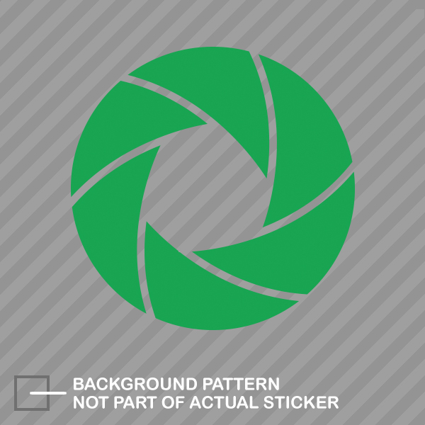 Camera Aperture Sticker Die Cut Decal digital DSLR - Picture 7 of 21