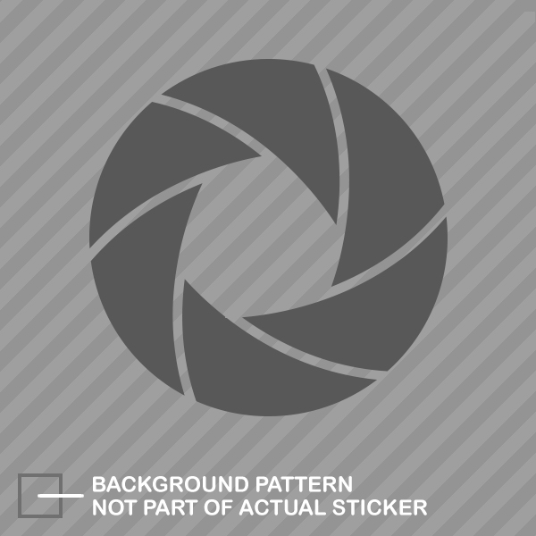 Camera Aperture Sticker Die Cut Decal digital DSLR - Picture 8 of 21