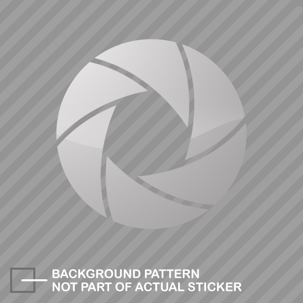 Camera Aperture Sticker Die Cut Decal digital DSLR - Picture 21 of 21