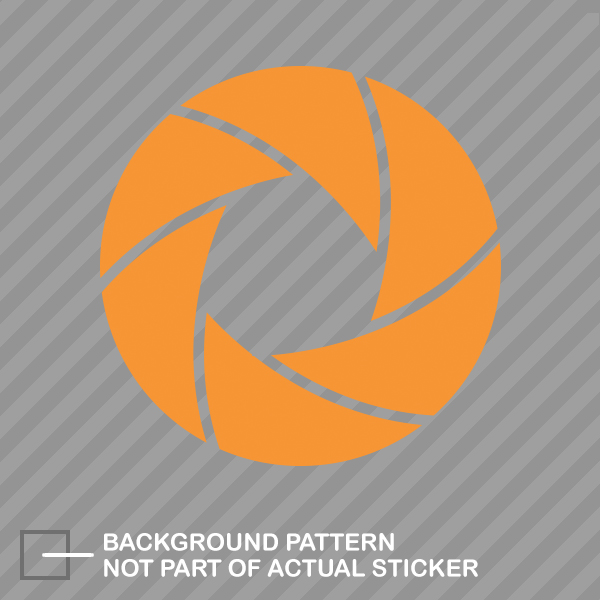 Camera Aperture Sticker Die Cut Decal digital DSLR - Picture 12 of 21