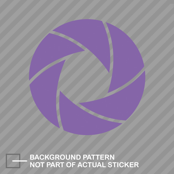 Camera Aperture Sticker Die Cut Decal digital DSLR - Picture 14 of 21