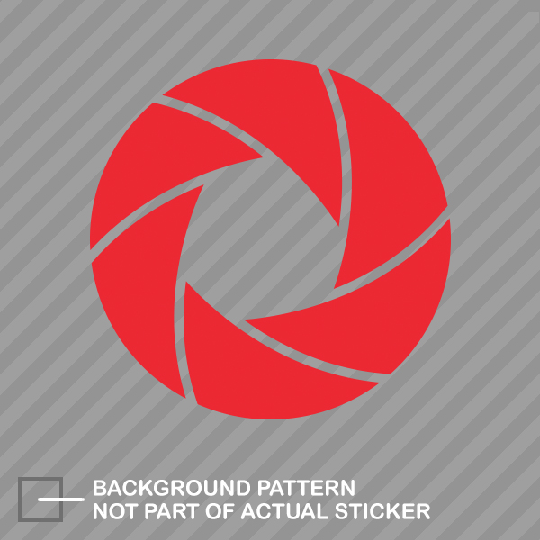 Camera Aperture Sticker Die Cut Decal digital DSLR - Picture 3 of 21