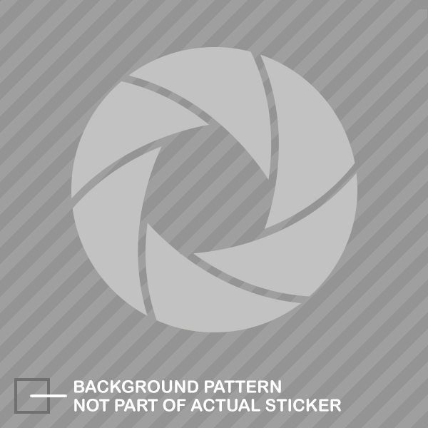 Camera Aperture Sticker Die Cut Decal digital DSLR - Picture 15 of 21