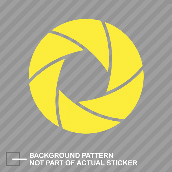 Camera Aperture Sticker Die Cut Decal digital DSLR - Picture 16 of 21