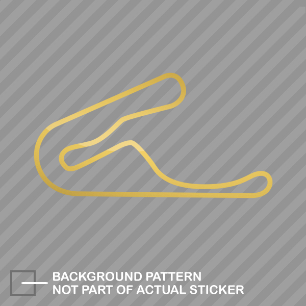 Tsukuba Circuit Sticker Die Cut Decal racetrack japan ibaraki