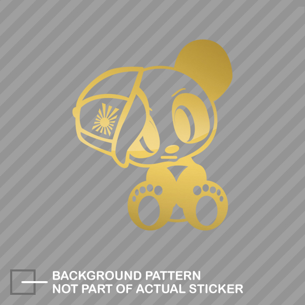 JDM Panda with Hat Sticker Die Cut Decal japan rising - Picture 20 of 21