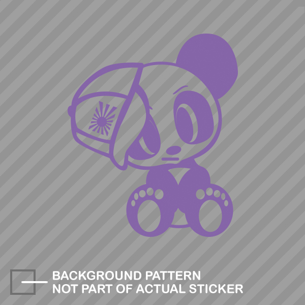 JDM Panda with Hat Sticker Die Cut Decal japan rising - Picture 14 of 21