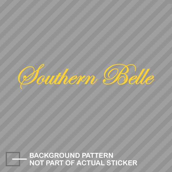 2 Adesivi Decorativi Southern Belle – Decalcomania Vinilica Cowgirl Country