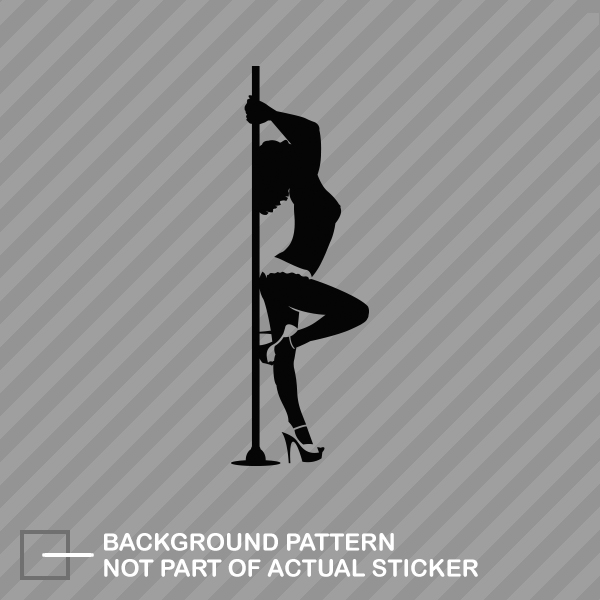 Pole Dancer Sticker Decal Vinyl Dancing Performing Art Acrobatics