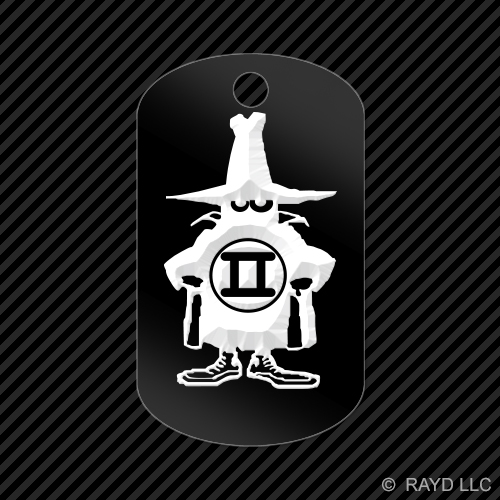 The Spook Keychain GI dog tag engraved many colors F-4 F4 Phantom Ghost v2 - Picture 2 of 12