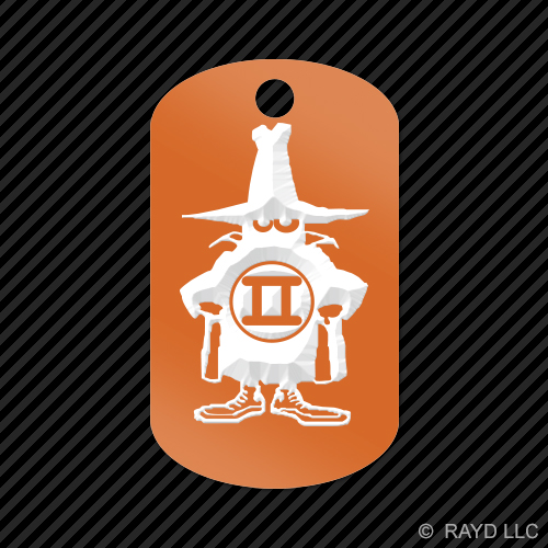 The Spook Keychain GI dog tag engraved many colors F-4 F4 Phantom Ghost v2 - Picture 11 of 12