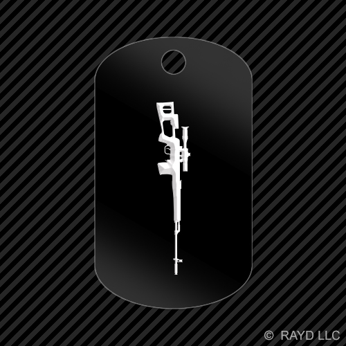 Dragunov Keychain GI dog tag engraved many colors sniper rifle 7.62 - Picture 2 of 12