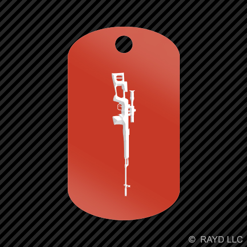 Dragunov Keychain GI dog tag engraved many colors sniper rifle 7.62 - Picture 12 of 12