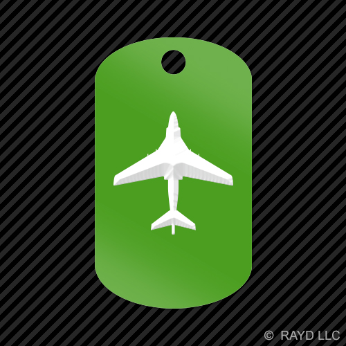 EA-6B Prowler Schlüsselanhänger GI Erkennungsmarke graviert viele Farben EA6B - Bild 5 von 12