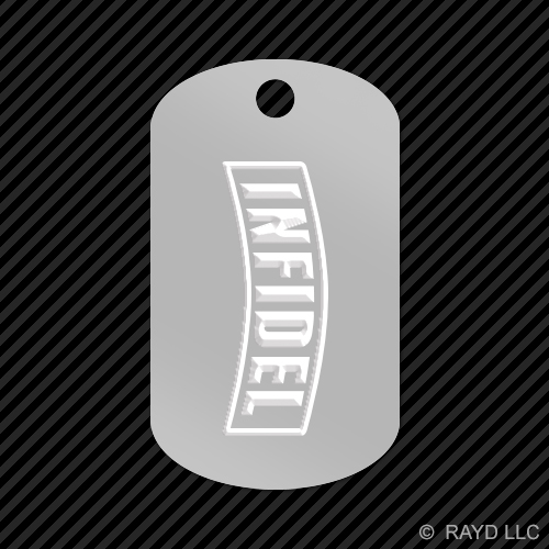 Ungläubiger Schlüsselanhänger GI Erkennungsmarke graviert viele Farben US Army USMC - Bild 3 von 12