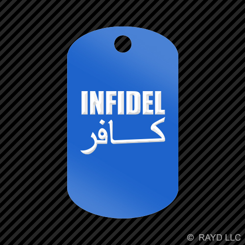 Portachiavi Infidel GI etichetta cane incisa molti colori - Foto 6 di 12