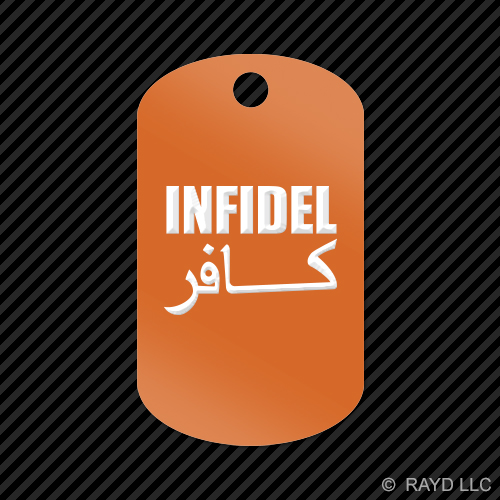 Portachiavi Infidel GI etichetta cane incisa molti colori - Foto 11 di 12