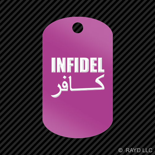 Portachiavi Infidel GI etichetta cane incisa molti colori - Foto 8 di 12